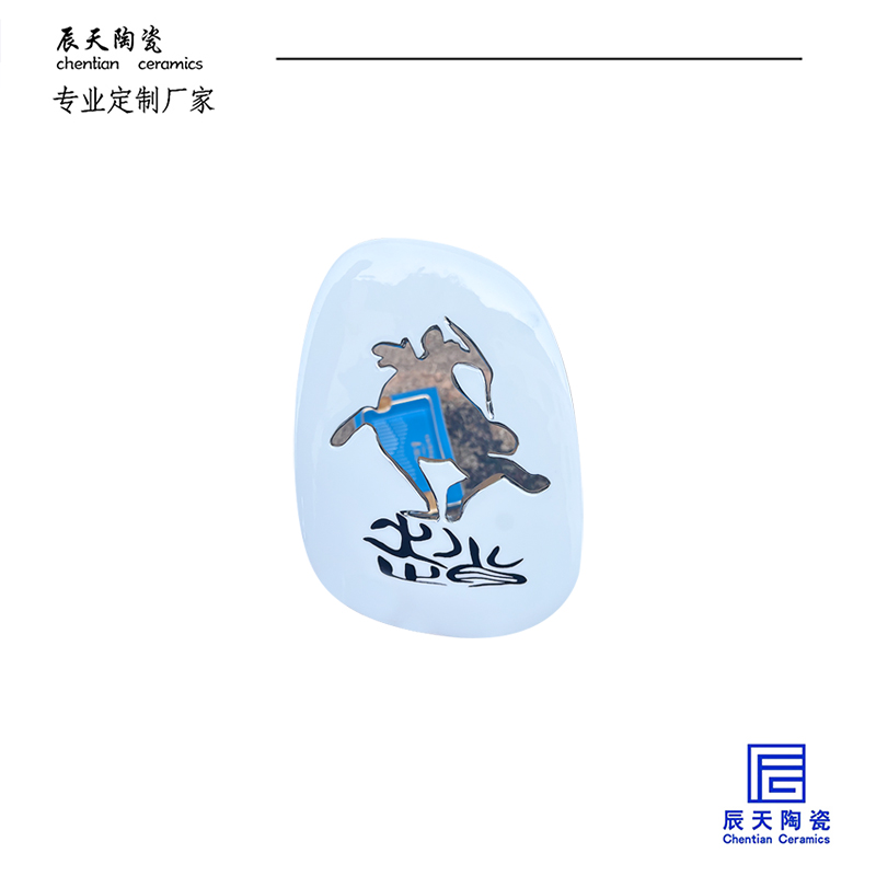 <b>客戶定制 中式復古騎士形象陶瓷瓷片</b>